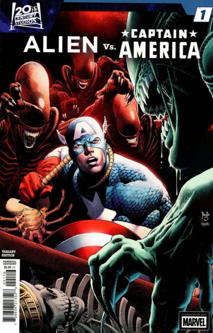 ALIEN VS. CAPTAIN AMERICA #1 | 1:25 RATIO INCENTIVE VARIANT | MARVEL | NOVEMBER 2025