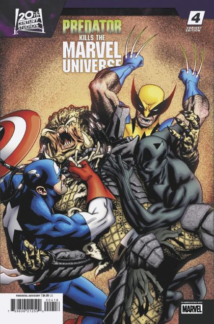 PREDATOR KILLS THE MARVEL UNIVERSE #4 | 1:25 RATIO INCENTIVE VARIANT | MARVEL | NOVEMBER 2025
