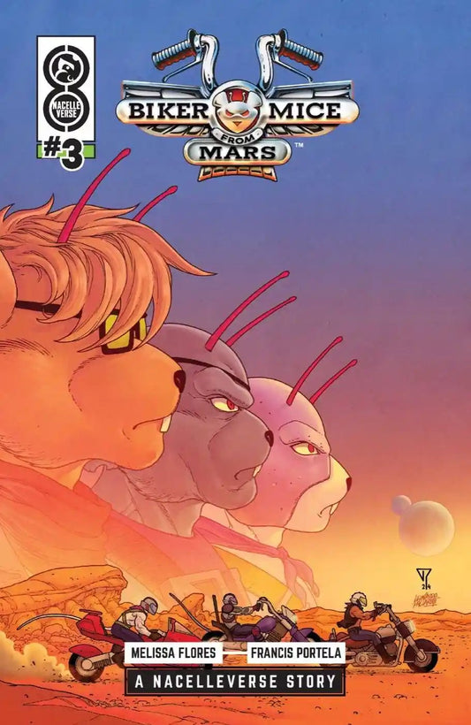 BIKER MICE FROM MARS #3 CVR E | 1:20 RATIO INCENTIVE PORTELA VAR | ONI PRESS | SEPTEMBER 2024