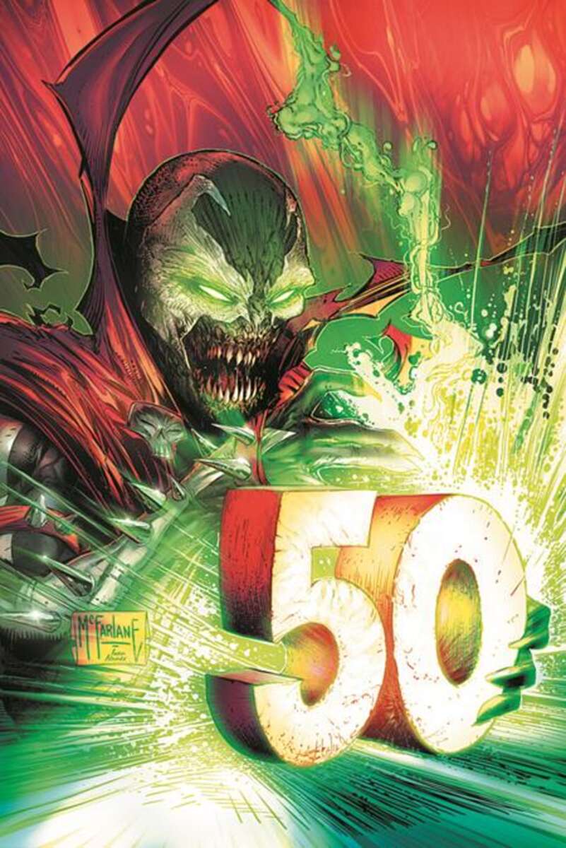 KING SPAWN #50 CVR E  | 1:100 RATIO INCENTIVE TODD MCFARLANE VIRGIN VAR | IMAGE COMICS | OCTOBER 2025