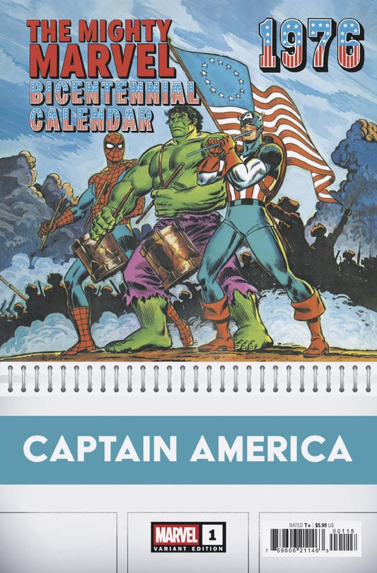 CAPTAIN AMERICA #1 | 1:50 RATIO INCENTIVE HIDDEN GEM VAR | MARVEL PRH | JULY 2025