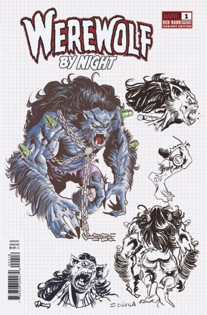 WEREWOLF BY NIGHT RED BAND #4 DAVILA DESIGN VAR (POLYBAG) | 1:10 RATIO INCENTIVE  | MARVEL PRH | DECEMBER 2024