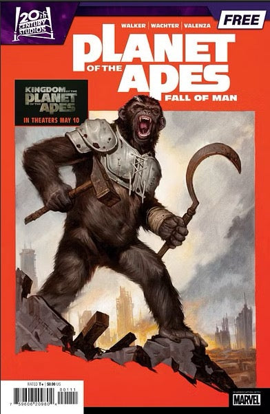 FCBD 2024 PLANET OF THE APES PROM0 COMIC | 1 FREE WHEN BUYING 2 COMICS