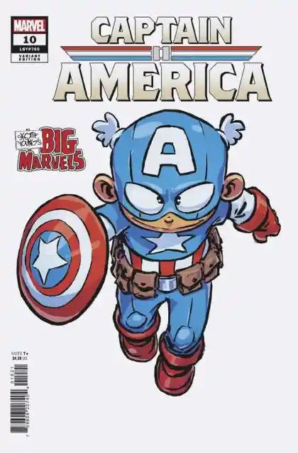 CAPTAIN AMERICA #10 SKOTTIE YOUNG BIG MARVEL VAR | MARVEL PRH | JUNE 2024