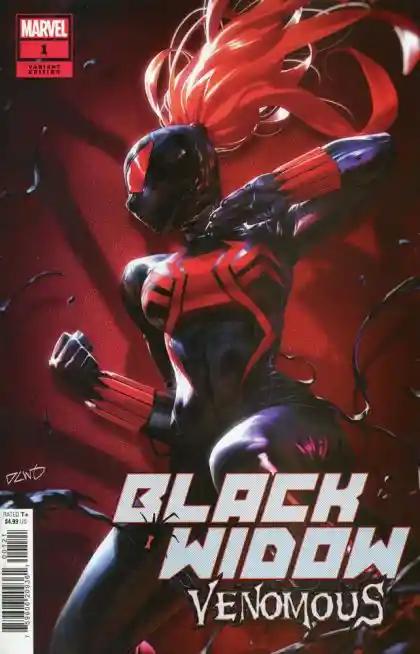 BLACK WIDOW VENOMOUS #1 DERRICK CHEW BLACK WIDOW VAR | MARVEL PRH | JULY 2024