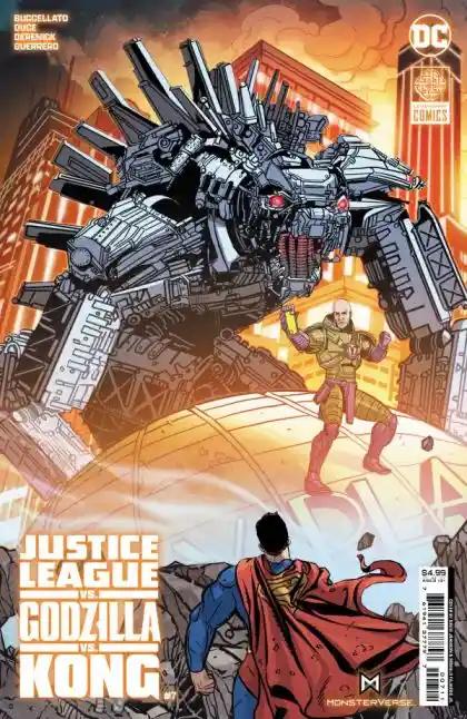 JUSTICE LEAGUE VS GODZILLA VS KONG #7 (OF 7) CVR A DREW JOHNSON | DC COMICS | APRIL 2024