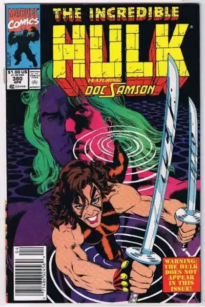 THE INCREDIBLE HULK, VOL. 1 #380 | MARVEL COMICS | 1991 | B