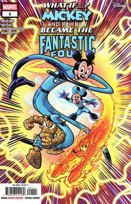 WHAT IF MICKEY & FRIENDS BECAME FANTASTIC FOUR #1 | MARVEL PRH | JANUARY 2025