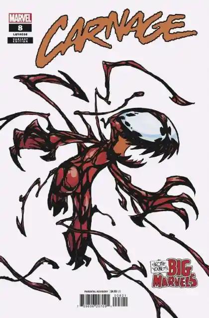 CARNAGE #8 SKOTTIE YOUNG BIG MARVEL VAR | MARVEL PRH | JUNE 2024