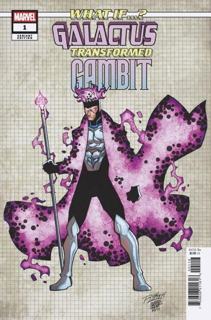 WHAT IF GALACTUS GALACTUS TRANSFORMED GAMBIT #1  | 1:10 RATIO INCENTIVE DESIGN VAR | MARVEL PRH | JANUARY 2025