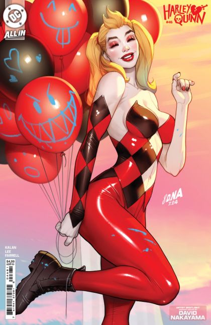 HARLEY QUINN #46 CVR E DAVID NAKAYAMA ARTIST SPOTLIGHT CARD STOCK VAR | DC COMICS | DECEMBER 2024