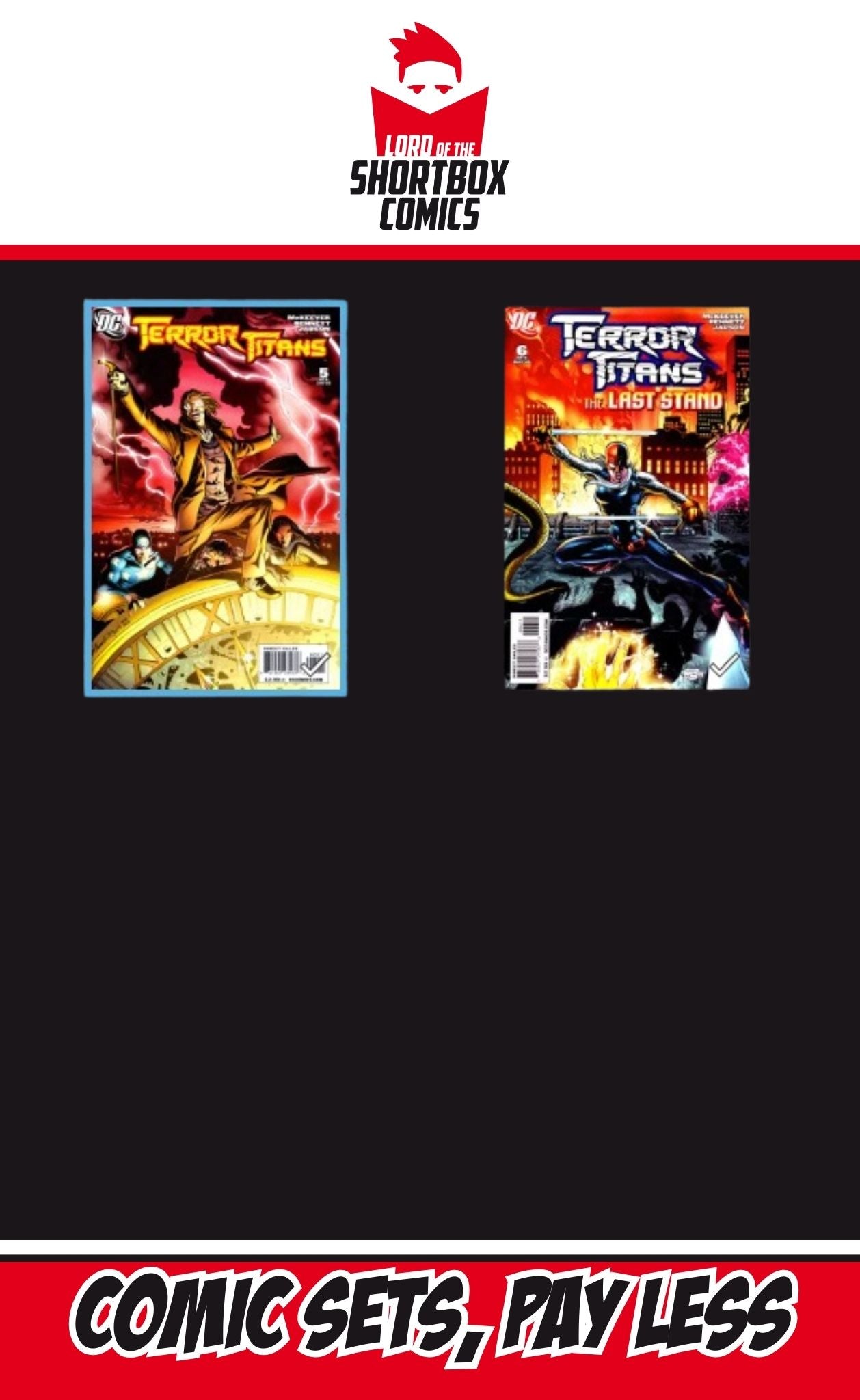 SET TERROR TITANS ##1-6 | DC COMICS | 2008 | COMPLETE SETS