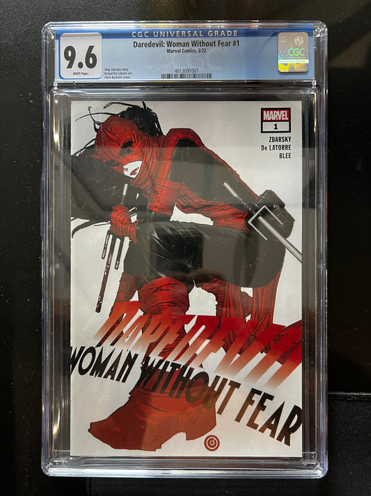 DAREDEVIL: WOMAN WITHOUT FEAR #1 | CGC 9.6 SLAB | MARVEL COMICS | 2022 | A