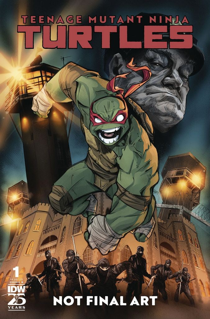 TEENAGE MUTANT NINJA TURTLES 2024 #1 CVR B JONES | IDW-PRH | JULY 2024