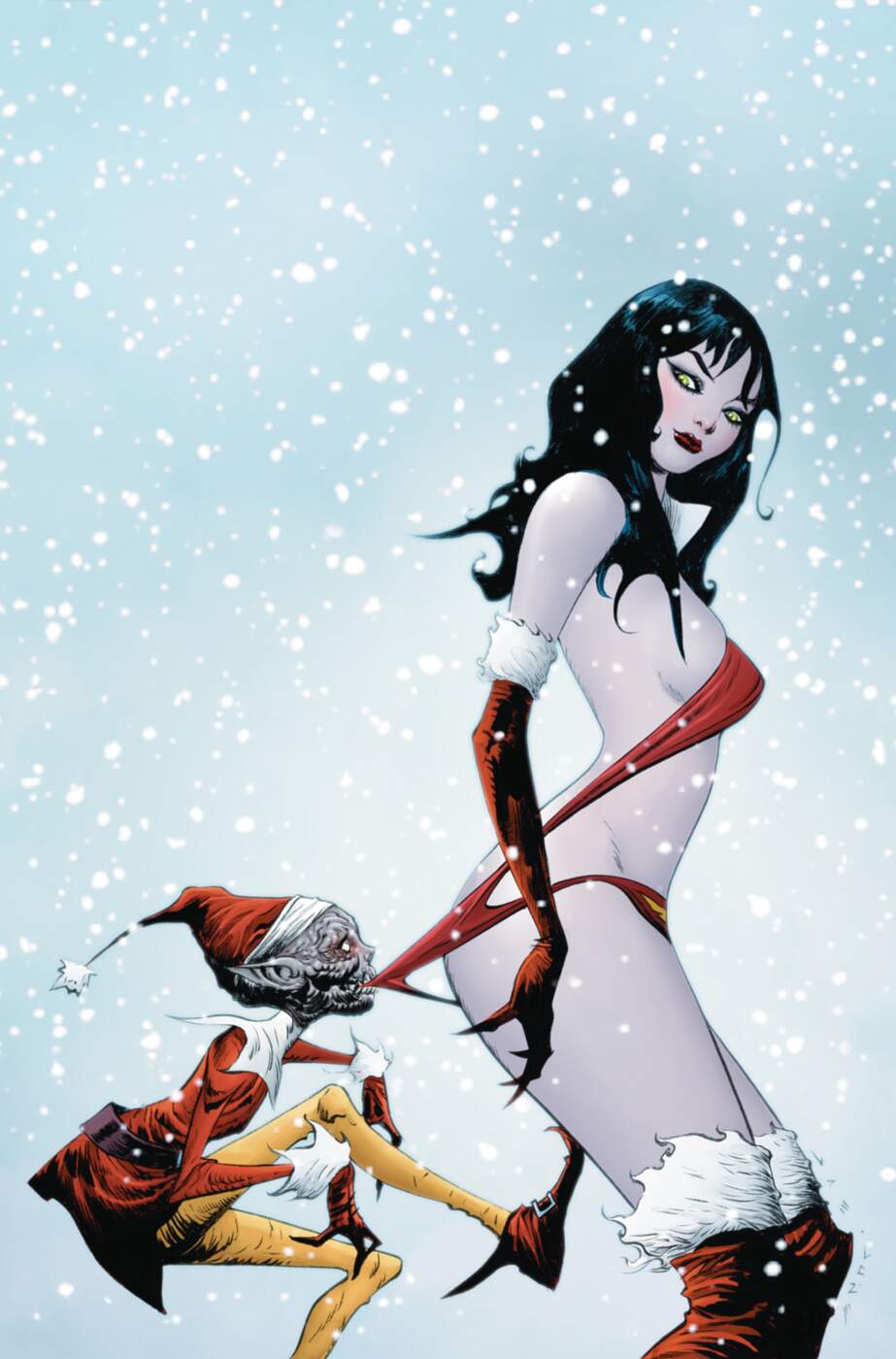 VAMPIRELLA HELLIDAY 2024 SP #1 CVR J 1:30 RATIO INCENTIVE LEE & CHUN | DYNAMITE | DECEMBER 2024