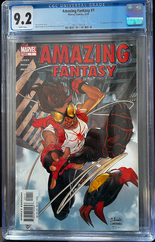 AMAZING FANTASY -#1, VOL. 2 | SLAB CGC 9.2 NEAR MINT  | MARVEL COMICS | 2004 | 1ST APPEARANCE OF ARANA