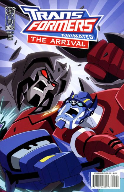 TRANSFORMERS ANIMATED: THE ARRIVAL #5 | IDW PUBLISHING | 2008 | A