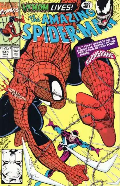 THE AMAZING SPIDER-MAN, VOL. 1 #345 | MARVEL COMICS | 1991 | A | 🔑