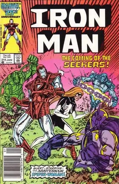 IRON MAN, VOL. 1 #214 | MARVEL COMICS | 1987 | B MID GRADE| 🔑