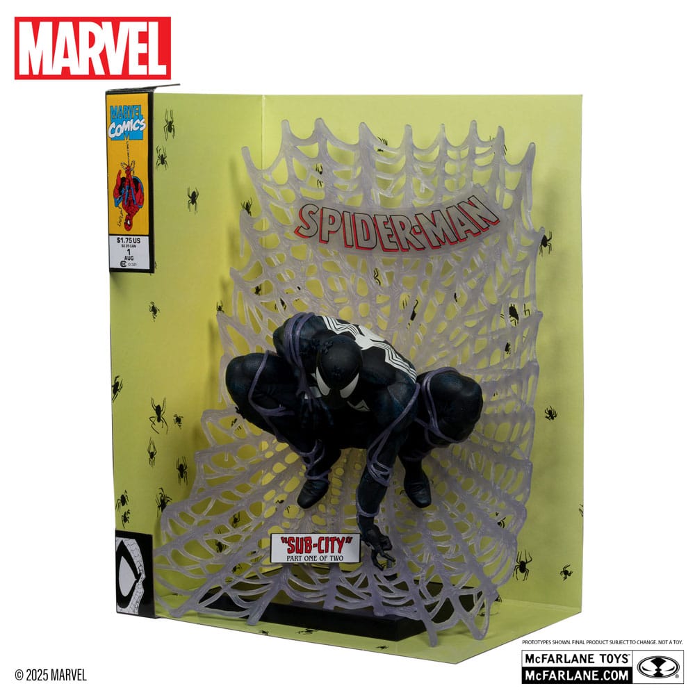 MARVEL COLLECTION PVC STATUE 1/6 SPIDER-MAN (SPIDER-MAN #1) – BLACK SUIT