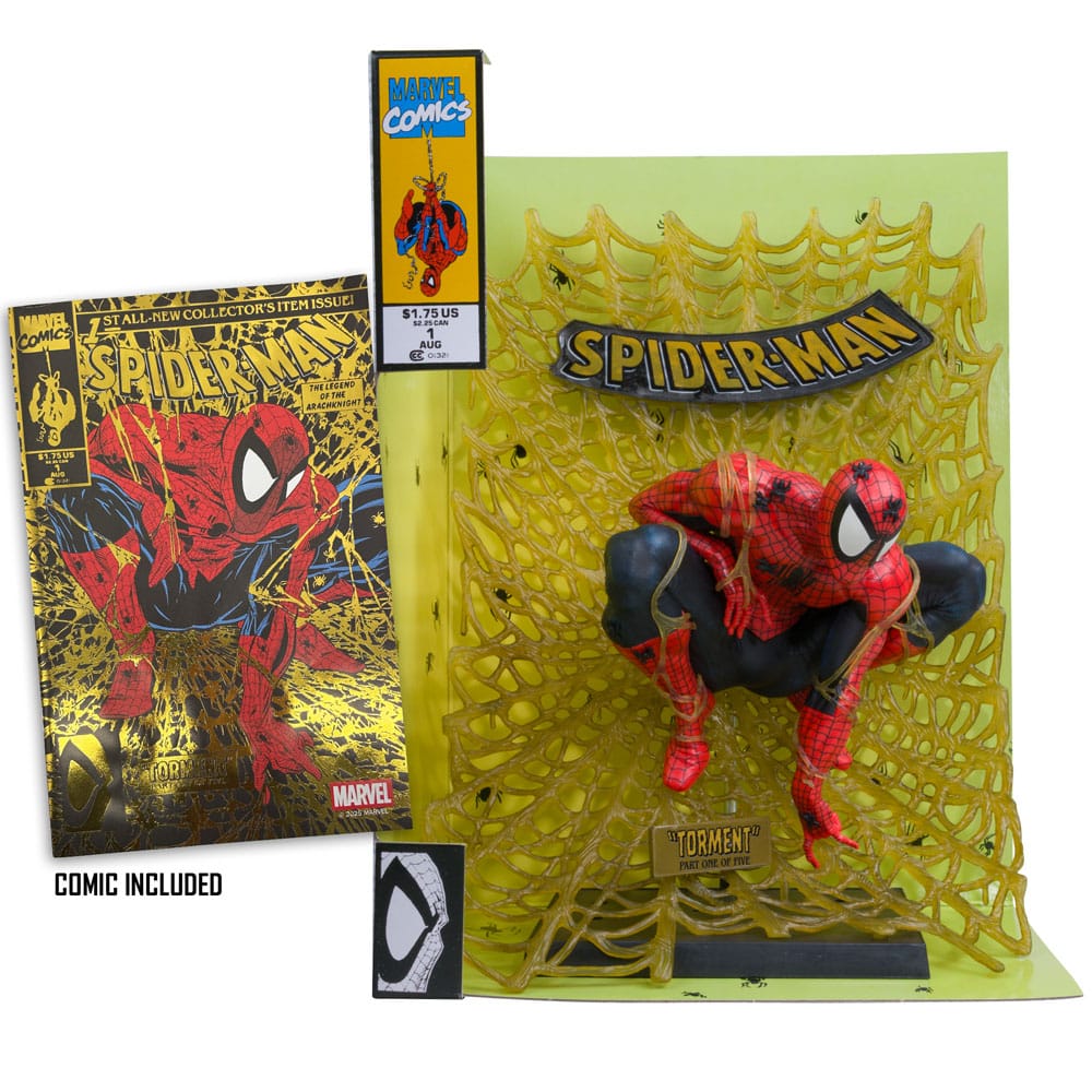 MARVEL COLLECTION PVC STATUE 1/6 SPIDER-MAN (SPIDER-MAN #1) – GOLD EDITION