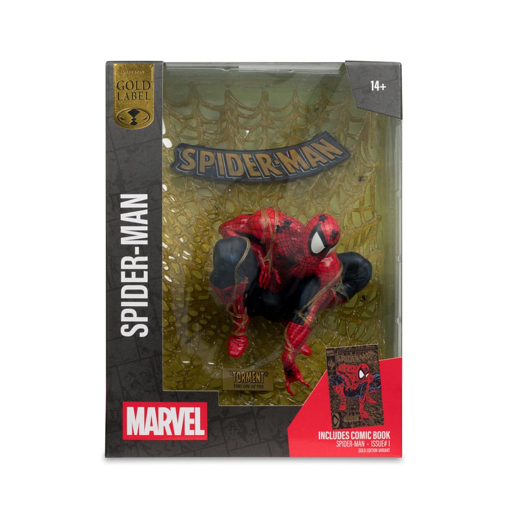 MARVEL COLLECTION PVC STATUE 1/6 SPIDER-MAN (SPIDER-MAN #1) – GOLD EDITION