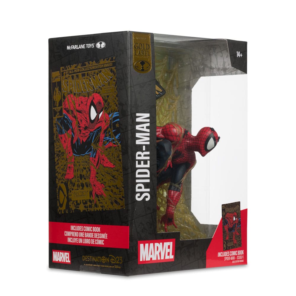 MARVEL COLLECTION PVC STATUE 1/6 SPIDER-MAN (SPIDER-MAN #1) – GOLD EDITION